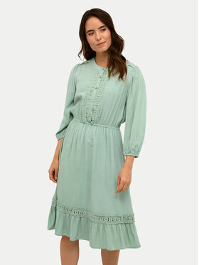 Kaffe Kaffe Sommerkleid Freya 10507544 Grün Regular Fit