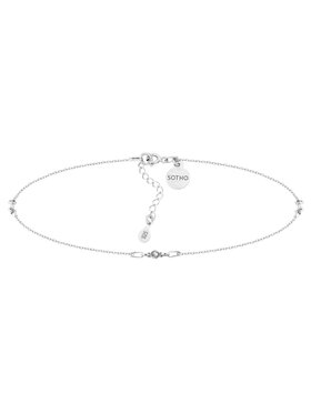 sotho Sotho Choker N2905 Srebrny