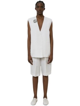 MeiMeiJ MeiMeiJ Camicia m5ei04-bianco Bianco Regular Fit