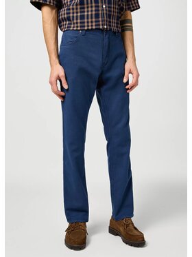 Wrangler Wrangler Spodnie materiałowe GREENSBORO Niebieski Regular Fit