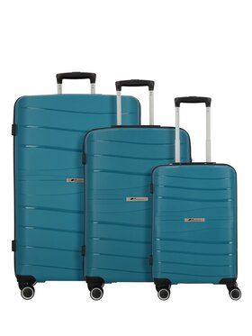 cocoono cocoono Komplet walizek 315312 Błękitny