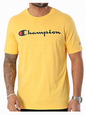 Champion Champion T-Shirt 219831-YS107 Żółty Standard Fit