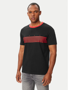 HUGO HUGO Тишърт Dempsy 50563796 Черен Regular Fit