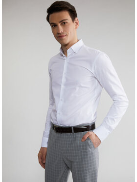 Pako Lorente Pako Lorente Koszula P000B-1X-051 Biały Slim Fit