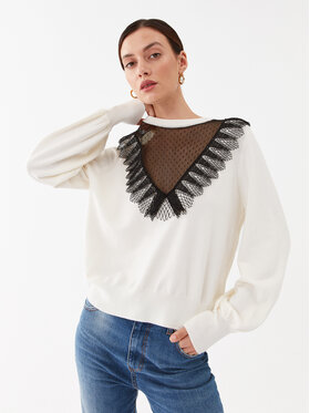 TWINSET TWINSET Пуловер 232TP3422 Екрю Regular Fit