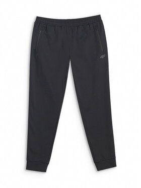 4F 4F Παντελόνι φόρμας MULTI ACTIVE Μαύρο Regular Fit