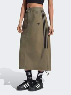 adidas adidas Spódnica maxi 168878 Zielony Regular Fit