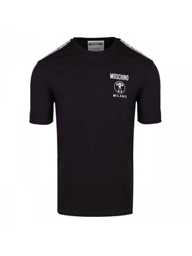 MOSCHINO MOSCHINO T-Shirt ZPJ0708 2041 Czarny Regular Fit