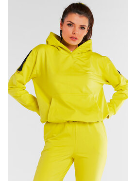 Infinite You Infinite You Bluza M248 Żółty Basic Fit