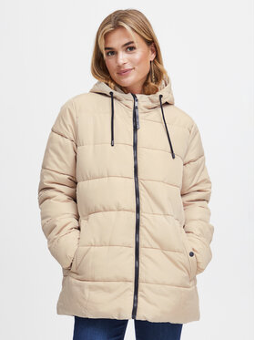 Fransa Fransa Kurtka zimowa 20612164 Beżowy Regular Fit