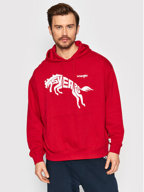Wrangler Wrangler Felpa 75th Anni W645HTXCJ 112146185 Rosso Regular Fit
