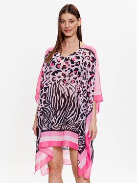 Liu Jo Beachwear Liu Jo Beachwear Pončo VA3001 T4902 Roza Relaxed Fit