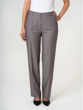 Willsoor Willsoor Spodnie materiałowe 68148 Szary Regular Fit