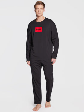 Hugo Hugo Pižama Hero 50480265 Juoda Regular Fit