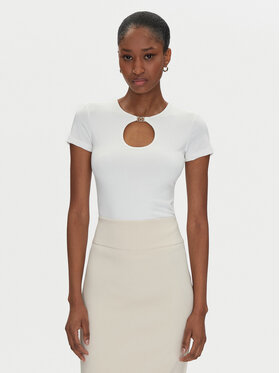 Rinascimento Rinascimento Blusa CFC0122547003 Bianco Regular Fit