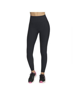 Skechers Skechers Legginsy Skechers GO Flex Rib Fl HW Legging Granatowy Slim Fit