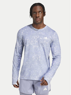 adidas adidas Φανελάκι τεχνικό Own the Run 3-Stripes JD7770 Μπλε Regular Fit
