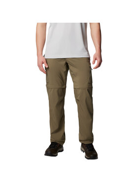 Columbia Columbia Spodnie dresowe Columbia Silver Ridge Utility Convertible Pant Zielony Regular Fit