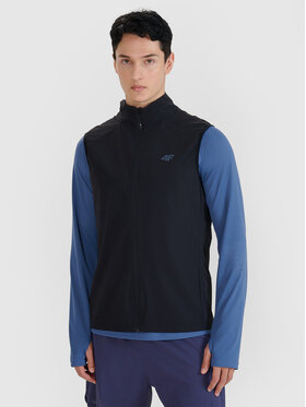 4F 4F Kamizelka BLAST Czarny Slim Fit