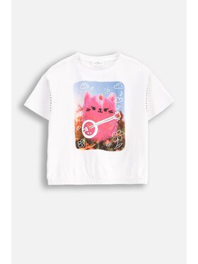 Coccodrillo Coccodrillo T-Shirt WC5143204RGK-001 Biały Regular Fit