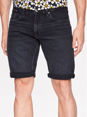 Tommy Jeans Tommy Jeans Džínsové šortky Ronnie DM0DM16149 Čierna Relaxed Fit