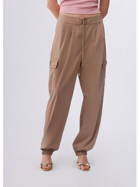 Liu Jo Liu Jo Spodnie materiałowe TA6154TS92261412 Beżowy Regular Fit