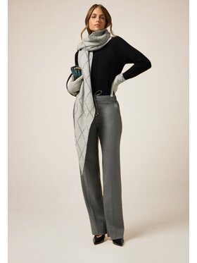 Oltre Oltre Pantaloni di tessuto P013R108946N0S3 Grigio Regular Fit