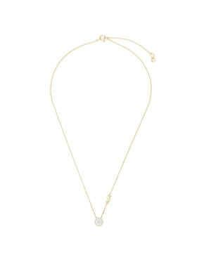 Michael Kors Michael Kors Колие Pave Halo Necklace MKC1208AN710 Златист