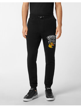 PHILIPP PLEIN PHILIPP PLEIN Teplákové kalhoty 24345 Černá Jogger Fit