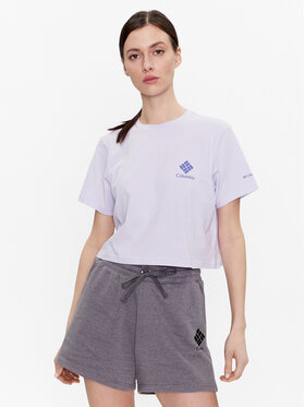 Columbia Columbia T-Shirt North Casades 1930051 Fialová Cropped Fit