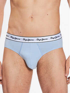Pepe Jeans Pepe Jeans Slipy Solid Bf 3P PMU10974 Modrá