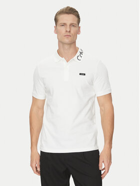 Calvin Klein Calvin Klein Polo K10K114474 Balts Regular Fit
