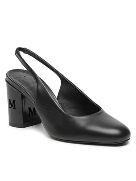 Max Mara Max Mara Sandály Damiersling 2345262737600 Černá