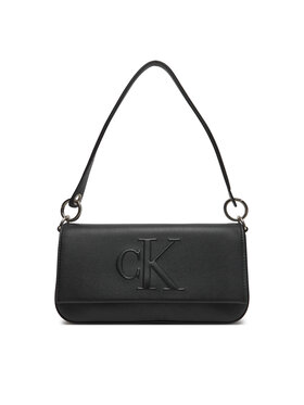 Calvin Klein Jeans Calvin Klein Jeans Kabelka Sculpted Flap Shoulder Pouch LV04K3148G Čierna
