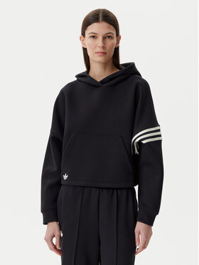 adidas adidas Bluză Neuclassics JI8500 Negru Oversize