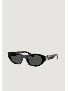 Miu Miu Miu Miu Okulary przeciwsłoneczne 0MU A03S 16K08Z Czarny