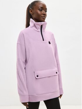 Manii'ta Lacitta Manii'ta Lacitta Polar Women's Fleece sweatshirt CATFLEES Fioletowy Loose Fit