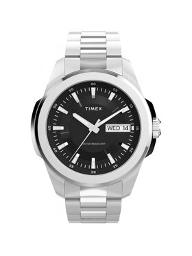 Timex Timex Zegarek TW2Y21000 Srebrny