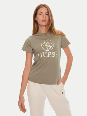 Guess Guess Футболка V4BI00 I3Z14 Сірий Regular Fit