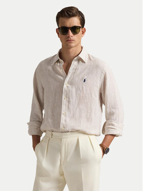 Polo Ralph Lauren Polo Ralph Lauren Риза 710B15594006 Бежов Regular Fit