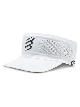 Compressport Compressport Visiera Spiderweb Headband On/Off CU00006B Bianco