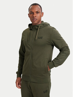 EA7 Emporio Armani EA7 Emporio Armani Суитшърт 8NPM33 PJVRZ U7014 Тъмнозелен Regular Fit