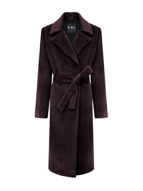 KMX Studio KMX Studio Płaszcz zimowy 186570024 Fioletowy Straight Fit