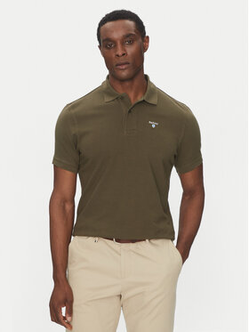 Barbour Barbour Polo marškinėliai Original Sports MML0358OL71 Žalia Tailored Fit