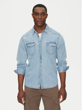 Guess Jeans Guess Jeans Cămașă M5RH55 D5M82 Albastru Regular Fit