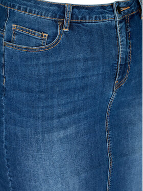 Zizzi Jeans Krilo J10771A Modra Regular Fit