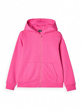 4F 4F Bluza BASIC_ Różowy Regular Fit