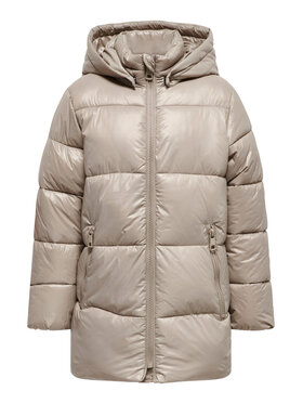 Kids ONLY Kids ONLY Vatovaná bunda 15296066 Béžová Regular Fit