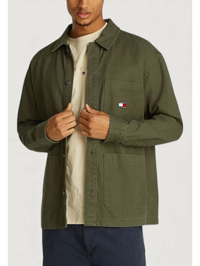 Tommy Jeans Tommy Jeans Πουκάμισο DM0DM20236 Πράσινο Casual Fit