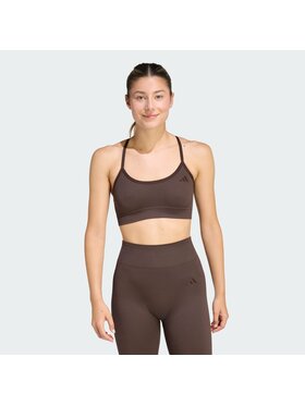 adidas adidas Biustonosz sportowy 155663 Brązowy